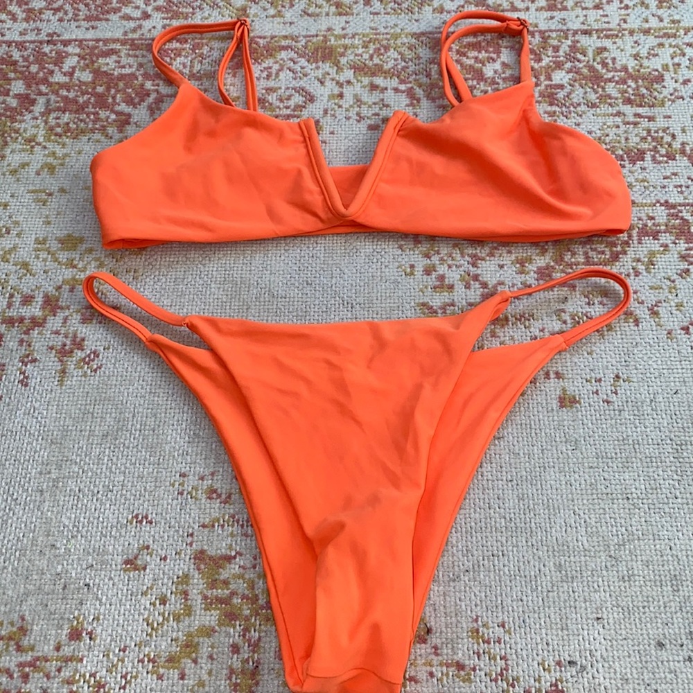 Orange bikini
